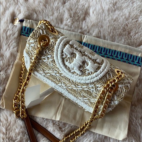 fleming soft straw clutch